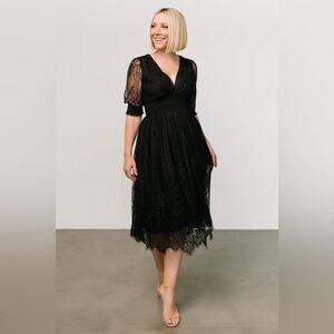 Elaina Lace Midi Dress